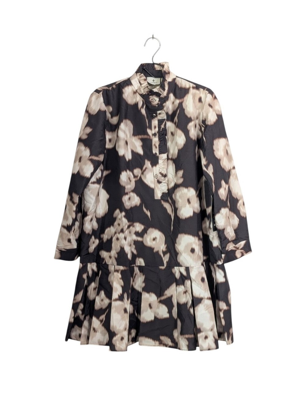 NWT Tuckernuck Dappled Hollyhock Tate Mini Dress Size XL Drop Waist Long Sleeve